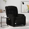 vidaXL Stand up Massage Recliner Chair Black Faux Leather