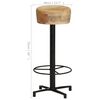 vidaXL Bar Stools 2 pcs 76 cm Solid Mango Wood