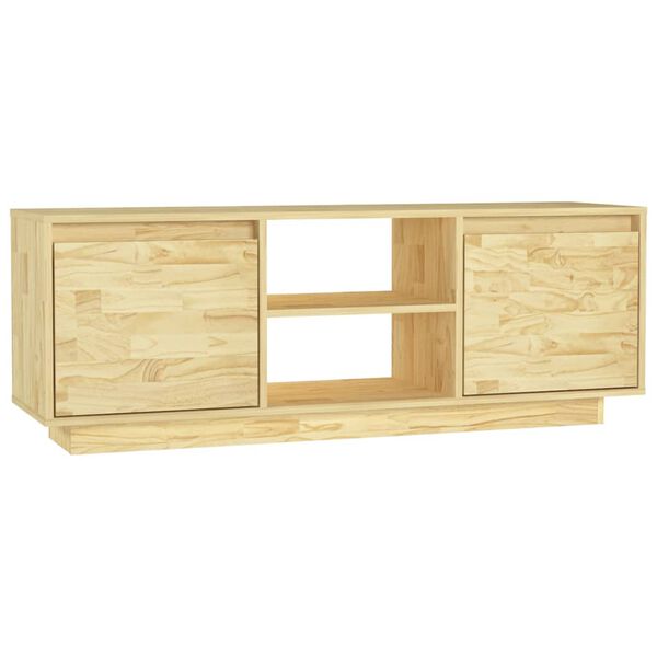 vidaXL TV Cabinet 110x30x40 cm Solid Pinewood