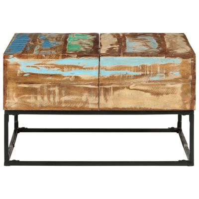 vidaXL Coffee Table 68x68x41 cm Solid Wood Reclaimed