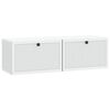 vidaXL Wall-Mounted TV Cabinet White 98 x 31 x 30 cm Engineered Wood