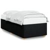 vidaXL Bed Frame without Mattress Black King Single Fabric