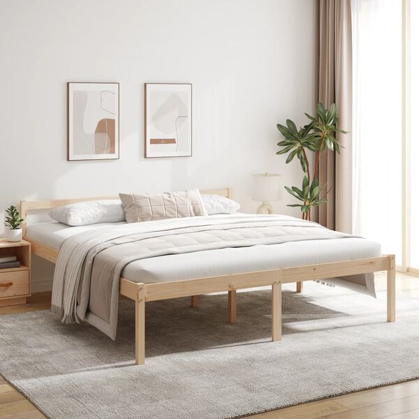 vidaXL Senior Bed without Mattress 180x200cm Super King Size