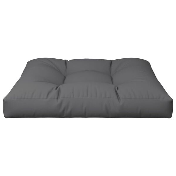 vidaXL Pallet Cushion Anthracite 70x70x12 cm Fabric