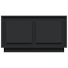 vidaXL TV Cabinet Black 80x35x45 cm Engineered Wood