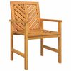 vidaXL Garden Dining Set 6 pcs Brown Solid acacia wood