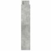 vidaXL Wall Shoe Cabinet Concrete Grey 80x18x90 cm Engineered Wood
