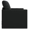 vidaXL Sofa Bed 60cm Black Artificial Leather