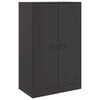 vidaXL Sideboard Black 67x39x107 cm Steel