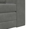 vidaXL Sofa Bed Dark Grey 98 x 71 x 83 cm Velvet