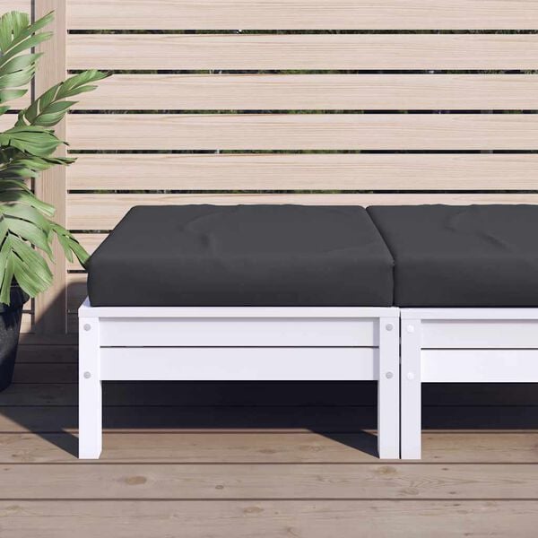 vidaXL Pallet Cushion Black 60x60x8 cm Oxford Fabric