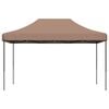 vidaXL Foldable Party Tent Pop-Up Brown 440x292x315 cm
