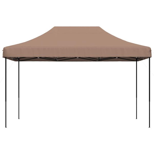 vidaXL Foldable Party Tent Pop-Up Brown 440x292x315 cm