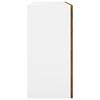 vidaXL Hanging Cabinet Smoked Oak 80x31x60 cm Engineered Wood
