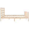 vidaXL Bed Frame without Mattress Solid Wood Pine