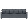 vidaXL 3-Seater Sofa Dark Grey 180 cm Velvet