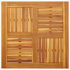 vidaXL Table Top 80x80x2,2 cm Square Solid Wood Acacia