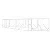 vidaXL Outdoor Dog Kennel Silver 4x16x2 m Galvanised Steel
