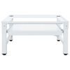 vidaXL Washing Machine Pedestal with Pull-out Shelf White