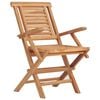 vidaXL Folding Garden Chairs 2 pcs 56x63x90 cm Solid Wood Teak