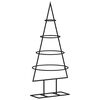 vidaXL | Metal Christmas Tree | with Stand Black 60 cm Powder-coated steel