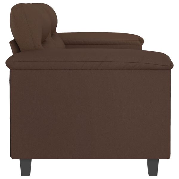 vidaXL 2-Seater Sofa Brown 120 cm Faux Leather