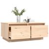 vidaXL Coffee Table 80x50x35 cm Solid Wood Pine