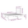 vidaXL Pull-out Day Bed without Mattress 2x(90x190) cm