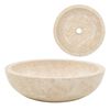 vidaXL Sink 40x12 cm Marble Cream