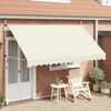 vidaXL Manual Retractable Awning 350 cm Cream