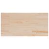 vidaXL Table Top 100x50x1.7 cm Rectangular Solid Wood Pine