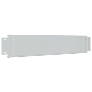 vidaXL Lawn Fences 5 pcs Galvanised Steel 100x19 cm