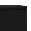 vidaXL Bedside Cabinet Black 45x34x44.5 cm Engineered Wood