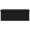 vidaXL Storage Bench Foldable Black PVC