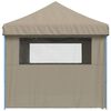 vidaXL Party Tent Pop-up Taupe 580 x 292 x 315 cm Oxford Fabric