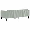 vidaXL Day Bed without Mattress Light Grey 90x190 cm Velvet