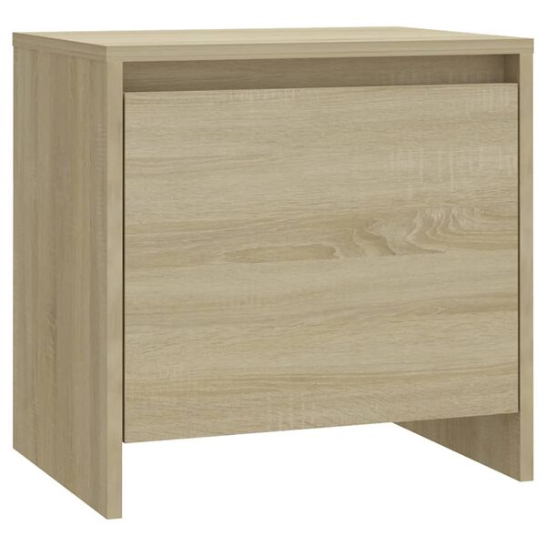 vidaXL Bedside Cabinet Sonoma Oak 45x34x44.5 cm Engineered Wood