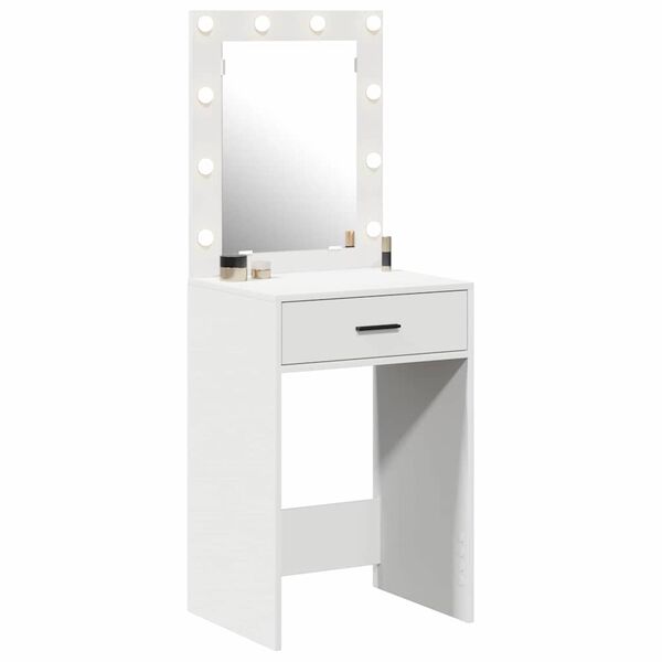 vidaXL Dressing Table White 50 x 41 x 135 cm Engineered wood
