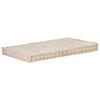 vidaXL Pallet Floor Cushion Cotton 120x80x10 cm Beige