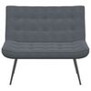 vidaXL Bench Dark Grey 110x74x84 cm Velvet