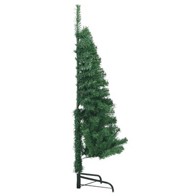 vidaXL Corner Artificial Christmas Tree Green 150 cm PVC