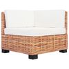 vidaXL Sofa Set 27 Pieces Natural Rattan