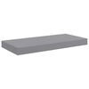 vidaXL Floating Wall Shelves 4 pcs Grey 50x23x3.8 cm MDF