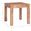 vidaXL Coffee Table 53x50x50 cm Solid Mahogany Wood