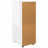 vidaXL Storage Cabinet High Gloss White 40 x 48 x 105 cm