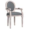 vidaXL Dining Chair Dark Grey 54x56x96.5 cm Fabric