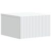 vidaXL Wall-Mounted Bedside Cabinet White 33 x 34.5 x 20 cm