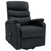 vidaXL Stand up Massage Chair Dark Grey Fabric