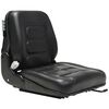 vidaXL Tractor Seat | Black | Steel frame, PVC upholstery | Standard