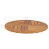vidaXL Table Top Solid Teak Wood Round 2.5 cm 70 cm
